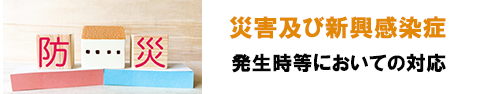 災害又は新興感染症の発生時等において対応